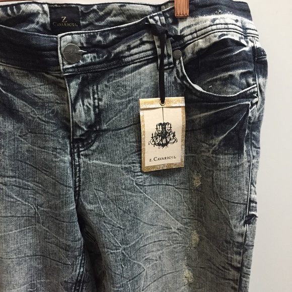 New Z. Cavaricci RocKeR Torrid Jeans plus size 18 acid wash black pants - Picture 2 of 5